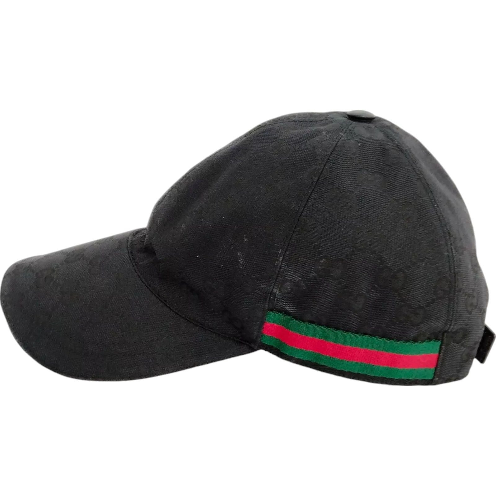 167290AV (S4) Gucci Cap Black PVC