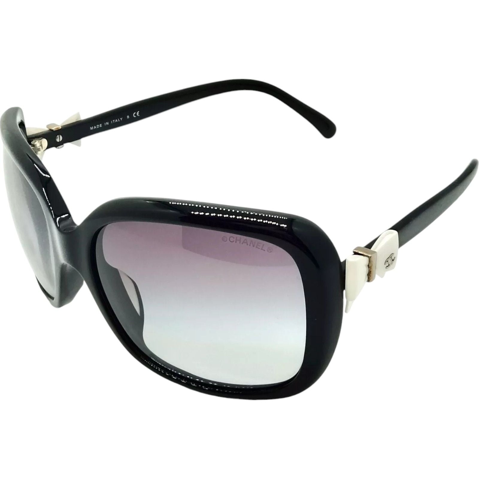 381219AV (S2) Chanel Sunglasses 5171 A Women's Black Plastic