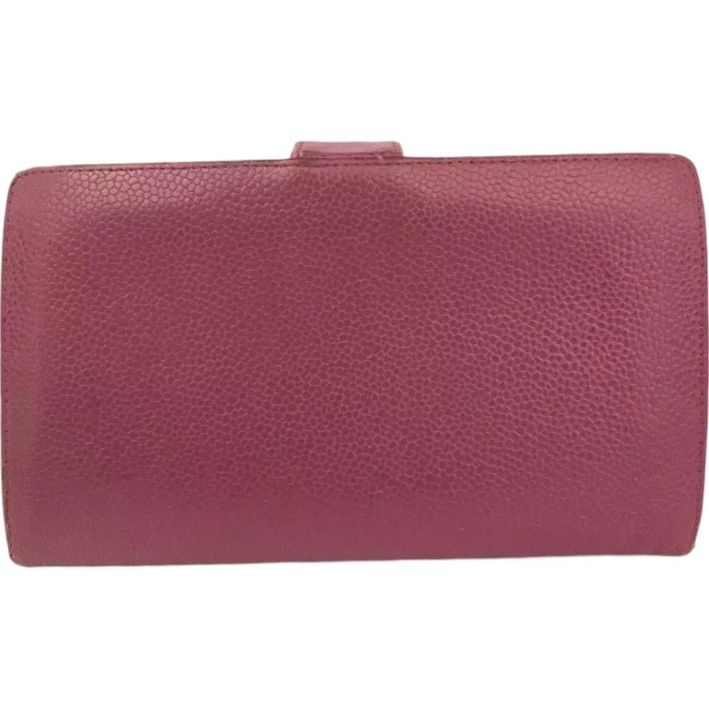 623216AT (S2) Chanel Wallet Long Pink Caviar Skin