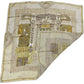 038241AQ (S3) Louis Vuitton Scarf Beige Silk100%