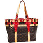 758500AQ (S6) Louis Vuitton Tote Bag Salina MM Brown Monogram Ruby