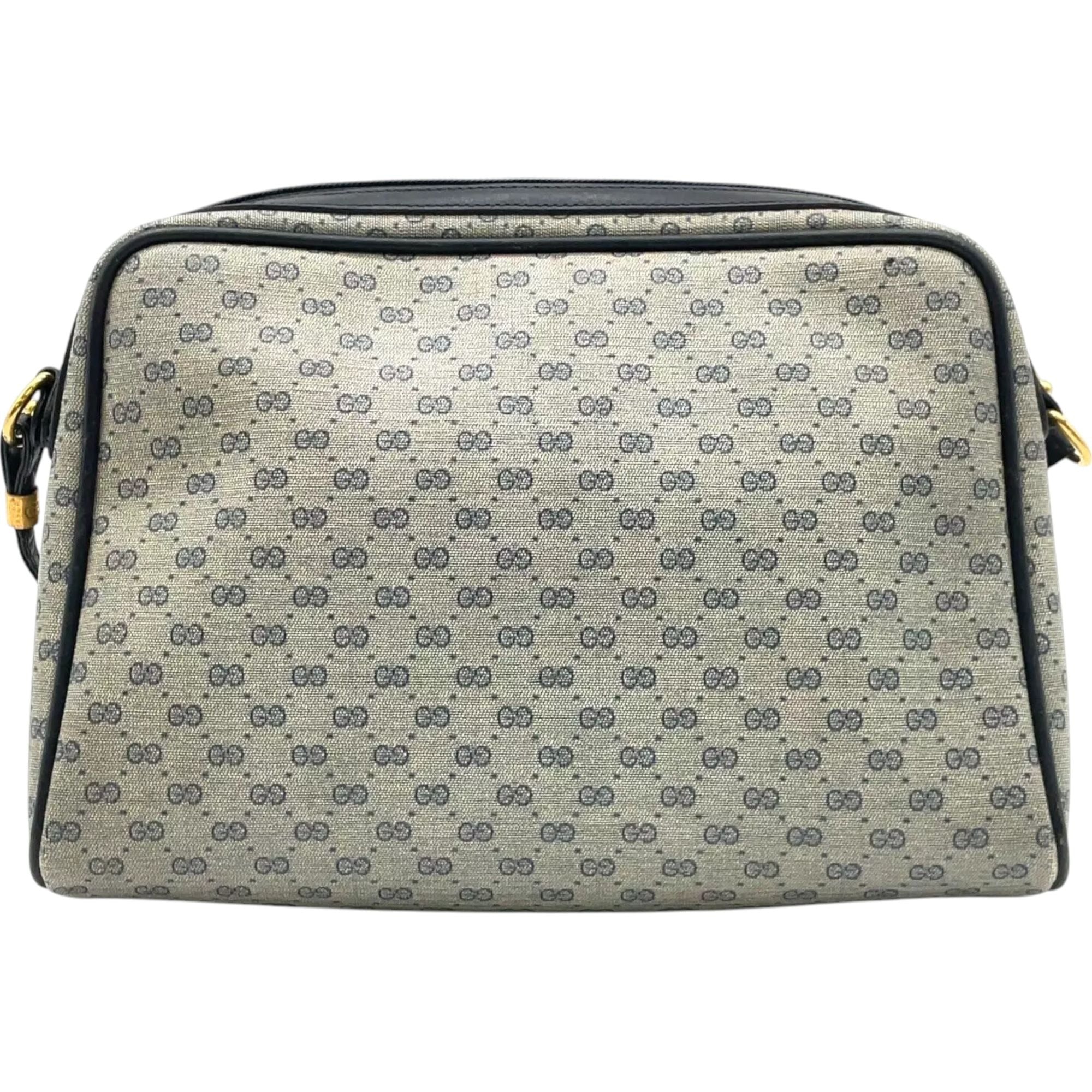 496202AY (L2) Gucci Crossbody Bag Navy Blue PVC