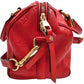 069695AQ (S6) Louis Vuitton Crossbody Bag Speedy 25 Red Monogram Empreinte